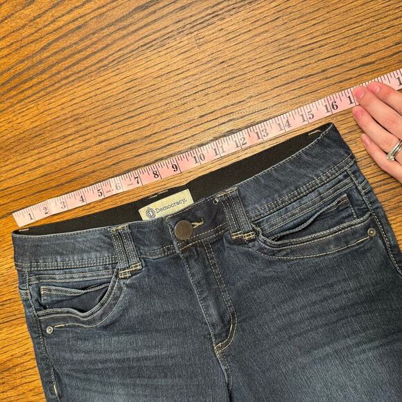 Democracy Women's Skinny Jeans Size 10 Dark Wash Ab Technology Stretch Denim - Picture 8 of 10
